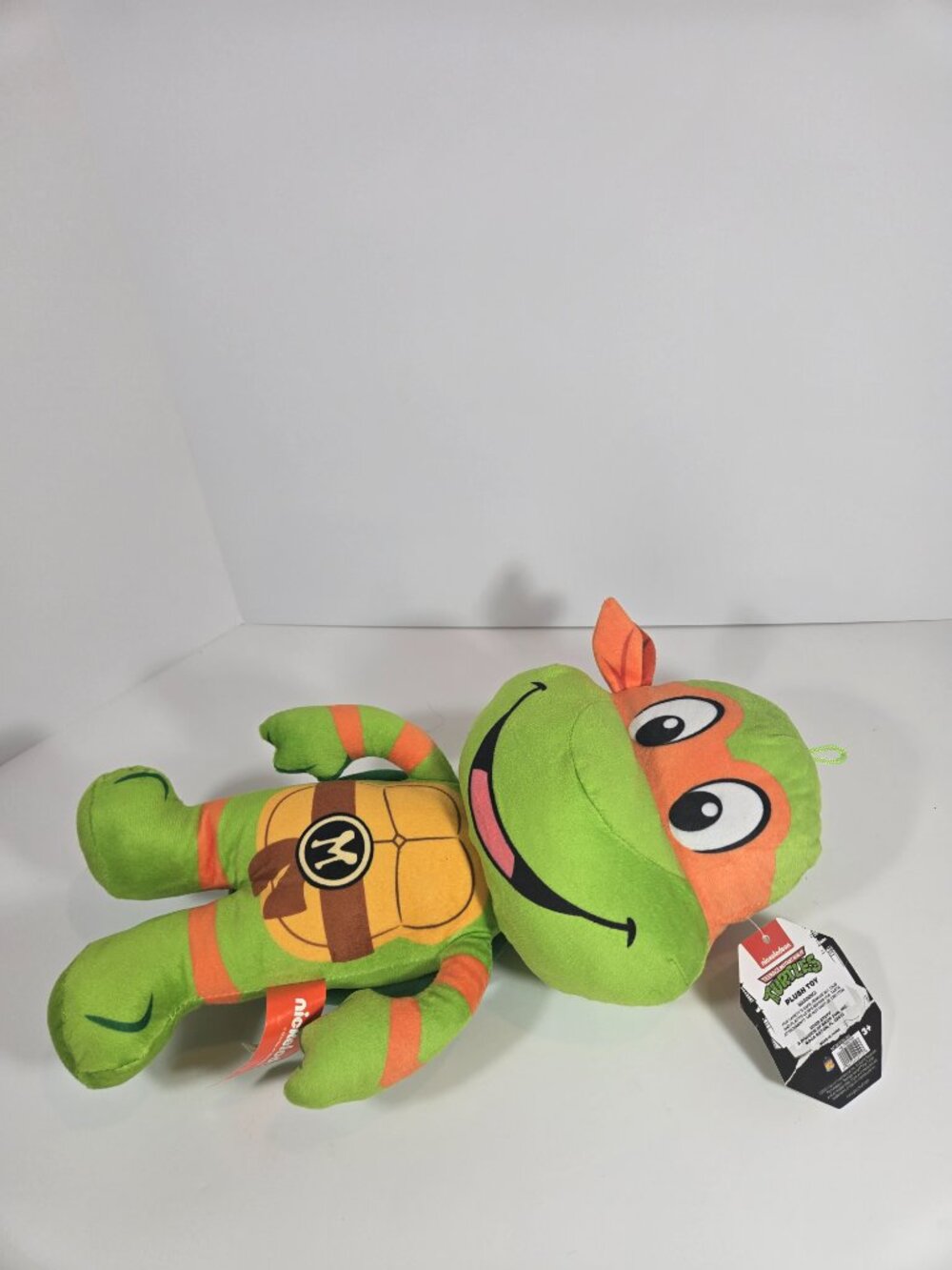 NWT Nickelodeon Teenage Mutant Ninja Turtles 14" Plush Doll Toy - Michelangelo - Picture 4 of 4